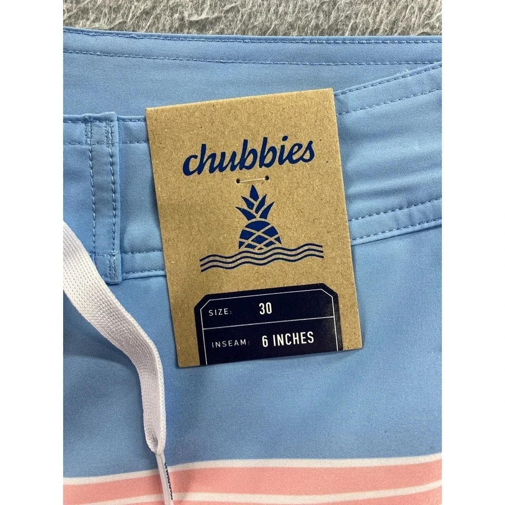 NWT Chubbies The Stripe Dreams Boardshort Mens Size‎ 30 6